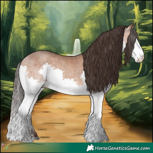 Horse Color:Sable Champagne Splash 