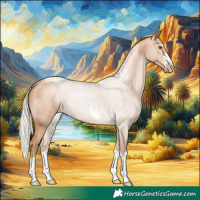 Horse Color:Silver Black Pearl 