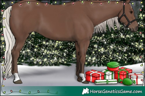 Horse Color:Silver Black 