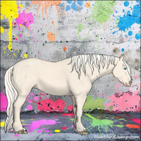 Horse Color:Cremello 