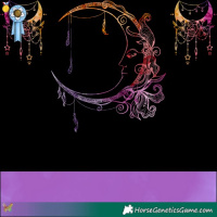 Horse Color:Painted Watercolor White Spotted Grullo Sabino Splash  and Painted Watercolor White Spotted Blue Onyx 