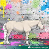 Horse Color:Silver Smoky Creme 