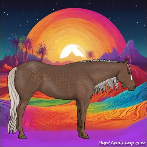 Horse Color:Silver Black