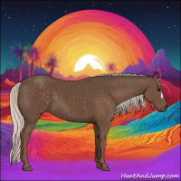 Horse Color:Silver Black 