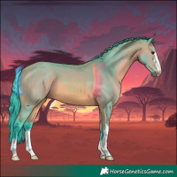 Horse Color:Watercolor Bay 