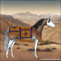 Horse Color:Brown Dun Sabino Splash