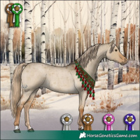 Horse Color:Chocolate Palomino Roan Dun 