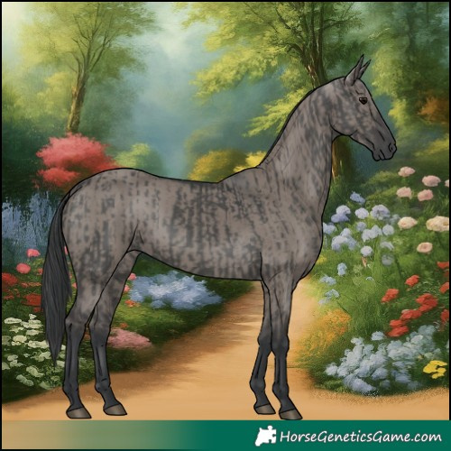 Horse Color:Grullo and Grullo