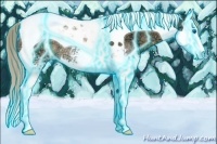 Horse Color:Thunderstruck White Spotted Chocolate Palomino Ice Splash Tobiano Rabicano 