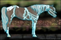 Horse Color:Thunderstruck Silver Black Tobiano 