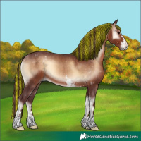 Horse Color:Painted Chocolate Brown Onyx 