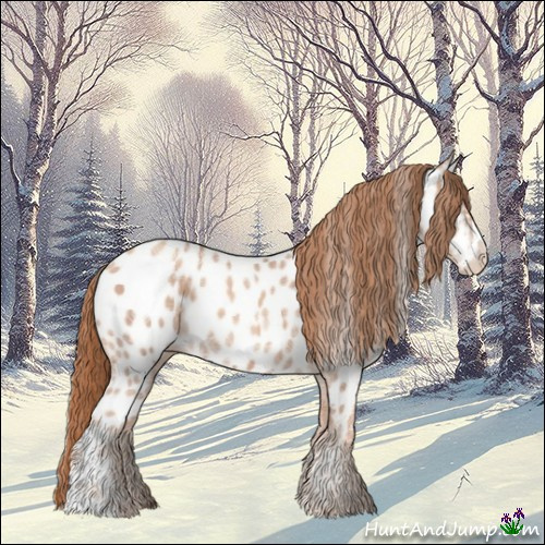 Horse Color:Gold Champagne Ice Near Leopard