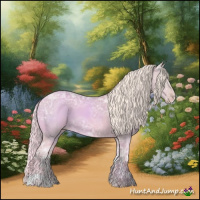 Horse Color:Watercolor Gold Cream Champagne Ice