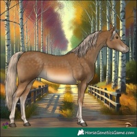 Horse Color:Chocolate Palomino 
