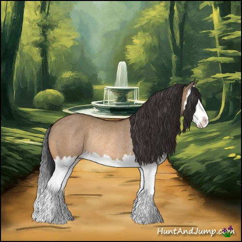 Horse Color:Bay Dun Splash Rabicano