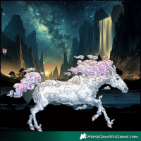 Horse Color:Gray Painted Chestnut