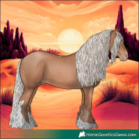 Horse Color:Silver Black Pearl Tobiano 