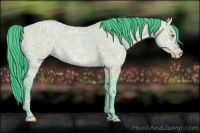 Horse Color:Watercolor Amber Champagne Ice
