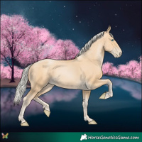 Horse Color:Silver Smoky Black Pearl 