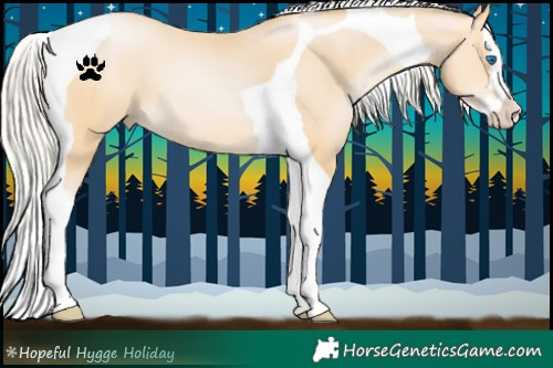 Horse Color:Silver Buckskin Pearl Splash Tobiano 