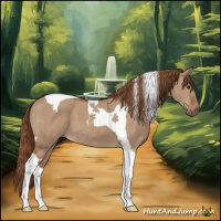 Horse Color:Red Dun Tobiano 