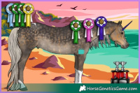 Horse Color:Silver Smoky Black Tobiano  and Silver Smoky Black Tobiano 