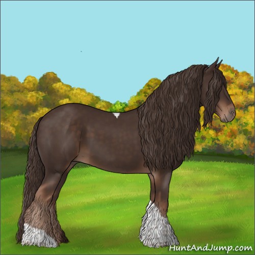 Horse Color:Liver Chestnut Tobiano 