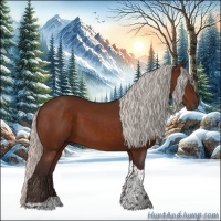 Horse Color:Silver Brown Tobiano