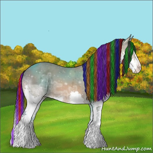Horse Color:Painted Bay Ice Splash