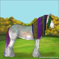 Horse Color:Painted Bay Ice Splash 