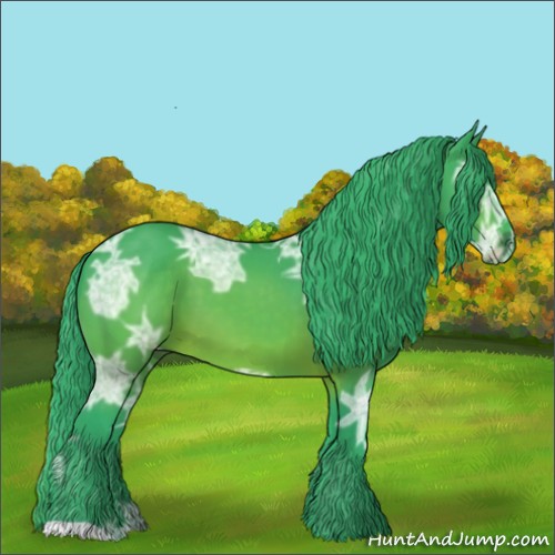 Horse Color:Watercolor Buckskin Ice 