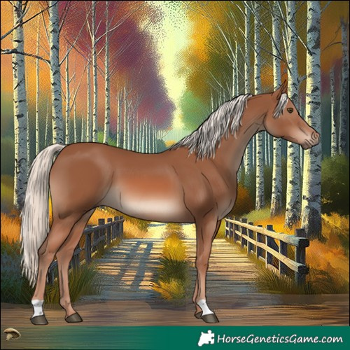 Horse Color:Chestnut Mushroom