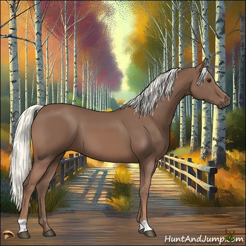 Horse Color:Chestnut Mushroom