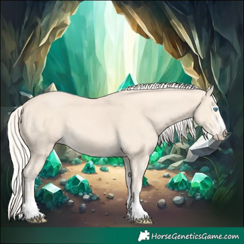 Horse Color:Cremello Splash  and Cremello 