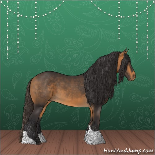 Horse Color:Buckskin Tobiano 