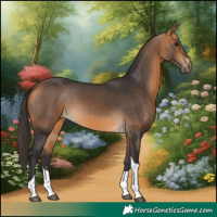 Horse Color:Buckskin Tobiano