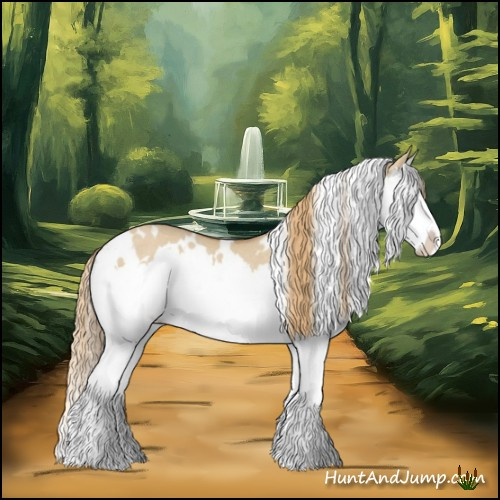 Horse Color:White Spotted Red Dun Splash Rabicano 