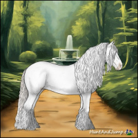 Horse Color:White Spotted Silver Grullo