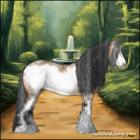 Horse Color:White Spotted Bay Dun Frame Rabicano