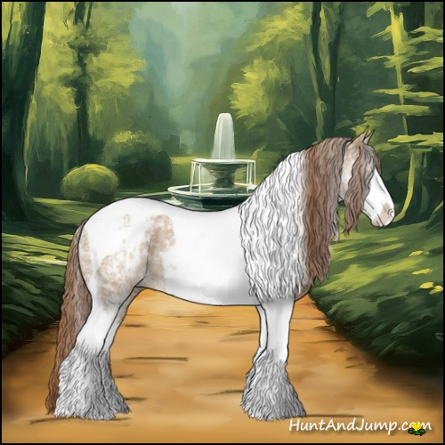Horse Color:White Spotted Red Dun Tobiano Rabicano