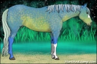 Horse Color:Watercolor Silver Brown 