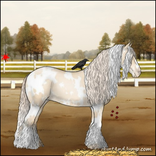 Horse Color:White Spotted Palomino Pearl Dun 