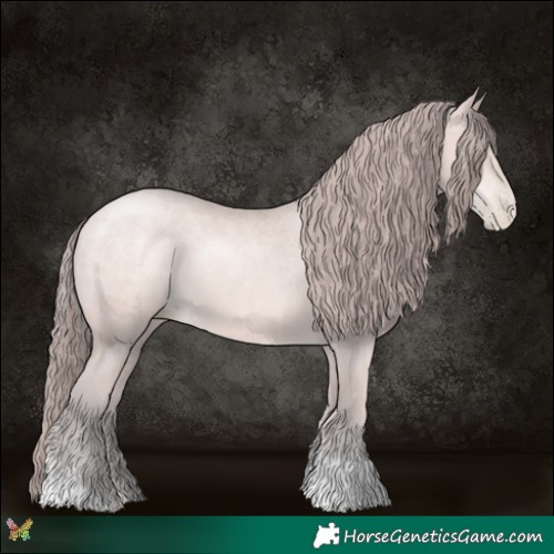 Horse Color:Platinum Bay Pearl Tobiano 