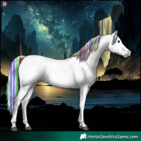 Horse Color:Gray Painted Chestnut 