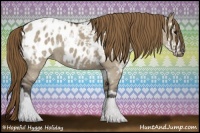 Horse Color:Smoky Grullo Ice Roan Appaloosa 