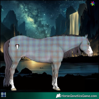 Horse Color:Plaid Amber Cream Champagne