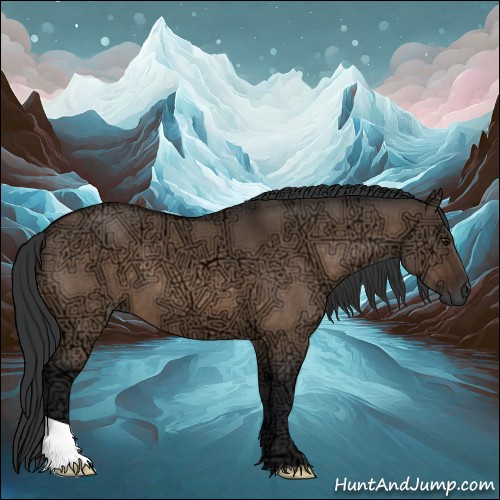 Horse Color:Brown Ice Dun