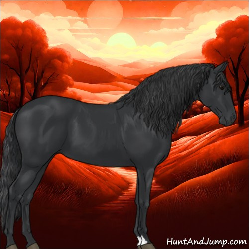Horse Color:Black 