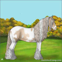 Horse Color:Chocolate Palomino Pearl Tobiano Frame and Chocolate Palomino Pearl Tobiano Frame