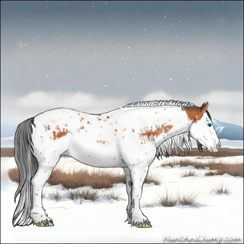Horse Color:Bay Splash Tobiano  and Bay Splash Tobiano 